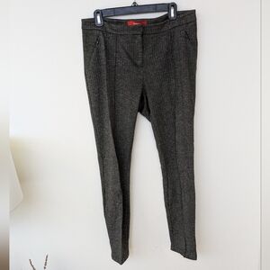 Cartonnier Gray Herringbone Pants